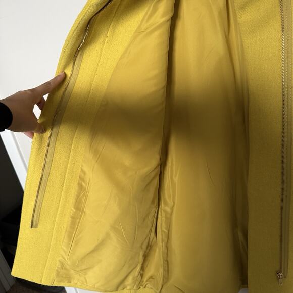 J. Crew Mustard Pea Coat for Women - Picture 6 of 10